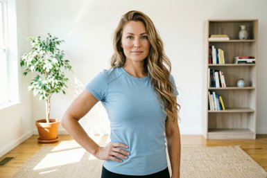 Дряблость на руках убираю 1 упражнением: плечи подтянутые к 20-му числу — ни грамма "холодца"